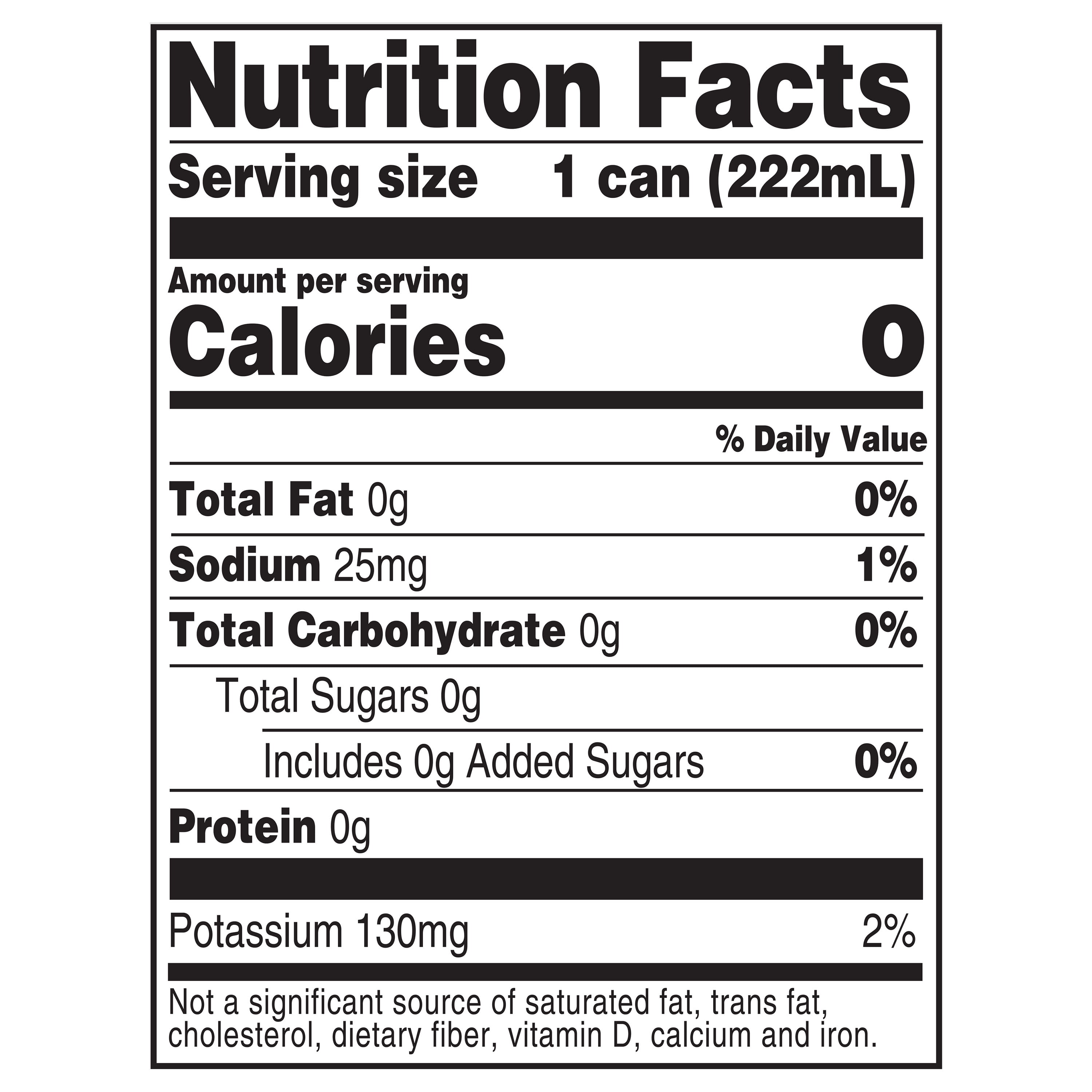 Great Value Diet Tonic Water, 7.5 fl oz, 6 Pack Cans