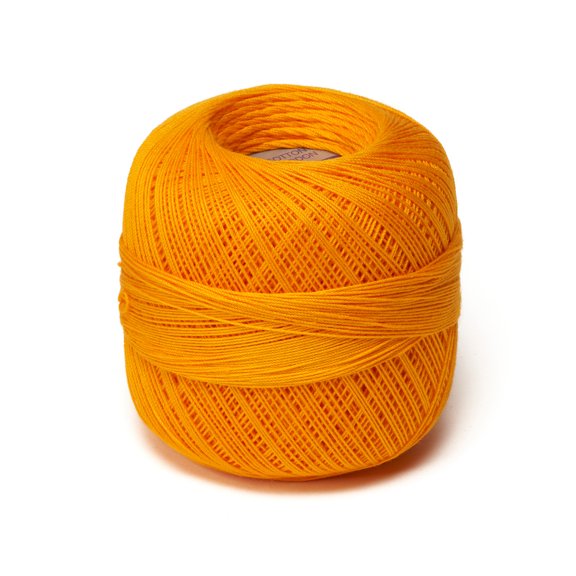 CROCHET OMEGA NO.20 [30grs] - 100% Mercerized Cotton Yarn for Fine Crochet - Color 19-Mango 228