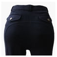 thumbnail image 4 of hombres mujeres pantalones de montar a caballo jodhpurs pantalones 36.6 pulgadas cintura azul marino SM SunniMix Pantalones de montar a caballo, 4 of 8