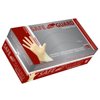 Safeguard synthetic vinyl tan powdered gloves (extra large) 10 boxes of 100 (1000 case)