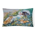 thumbnail image 1 of Caroline's Treasures 7324PW1216 Corgi Classics Fabric Decorative Pillow, Large, Multicolor, 1 of 3