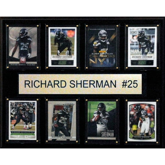 Richard Sherman Seattle Seahawks 12'' x 15'' Plaque