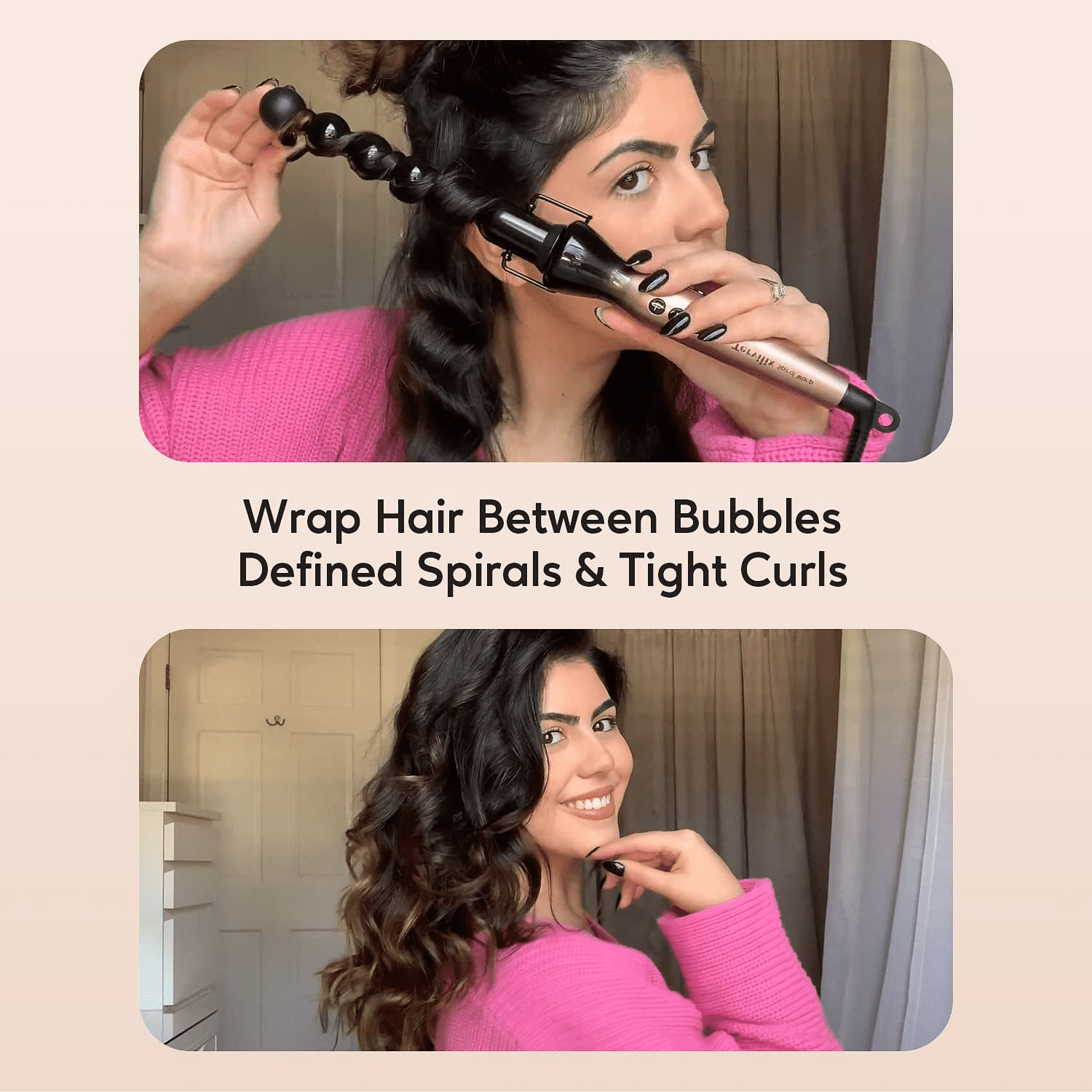 Testing out a bubble curling wand! Lmk if you have any other hair tool... |  TikTok