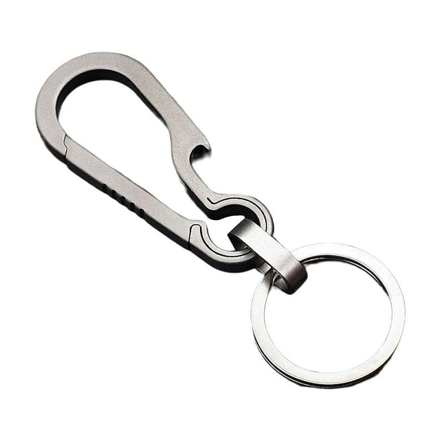 lionlar Titanium Keychain Car Key Chain Key Fob Anti Lost Lightweight B
