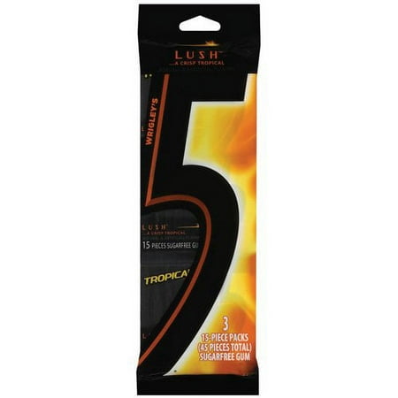 Wm Wrigley Jr 5 Gum, 3 ea