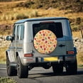 thumbnail image 5 of KLL Autumn Maple Leaves Pattern 14-17 inch Spare Tire Cover Universal Wheel Protector for Truck SUV Trailer Camping Rv Tire Covers-17 inch, 5 of 6