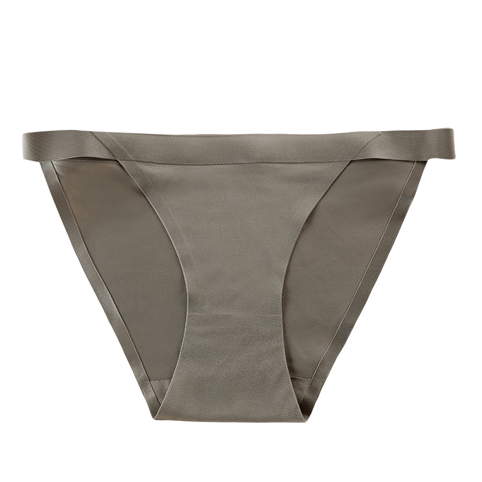 PEASKJP Cheeky Panties for Women High Waisted Comfortable Quality No Show Panties Seamless Thong Underwear Coffee L Walmart