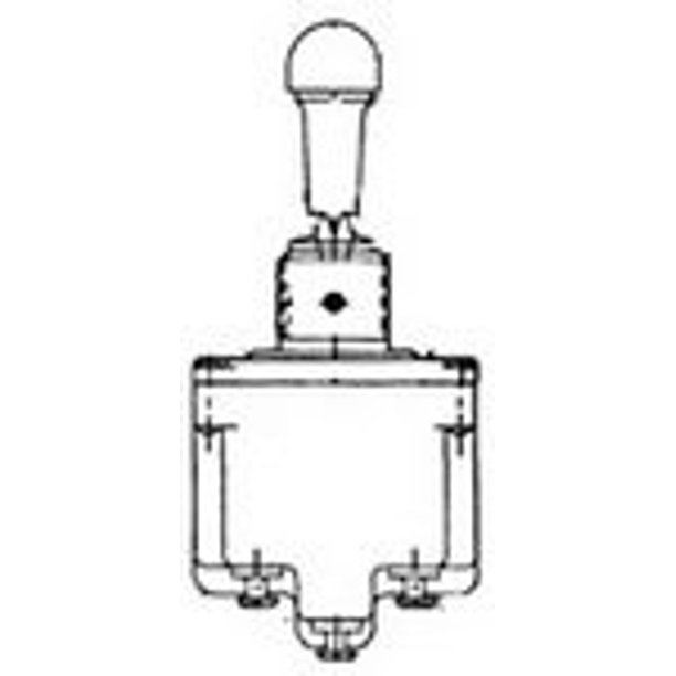Toggle Switches Toggle SW DPDT 3POS LOCKING LEVER