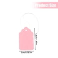 thumbnail image 2 of 100 Pcs Blank Price Tags, Small PVC Write-On Tags with String, Tear-Resistant Product Marking Labels for Pricing, Jewelry, Crafts, Garage Sales, 2 of 2