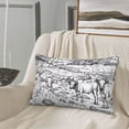thumbnail image 5 of Lsque Country Farm Scene Pattern Pillow Case – Soft & Cozy Throw Pillow Cover, Hypoallergenic Cushion Case for Sleeping Women with Envelope Closure-20"x30", 5 of 6