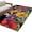 Black, variant on Area Rug for Living Room, Spring Flowers Non-Slip Indoor Large Carpet for Bedroom/Dining Room, Farmhouse Vintage Country Colorful Floral Washable Low-Profile Rectangle Floor Runner Rugs - 5 x 7 Ft