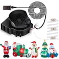 thumbnail image 1 of Ventilador Reeooue de 12 V y 1,0 A con 3 luces LED, resistente al agua, 1 of 7