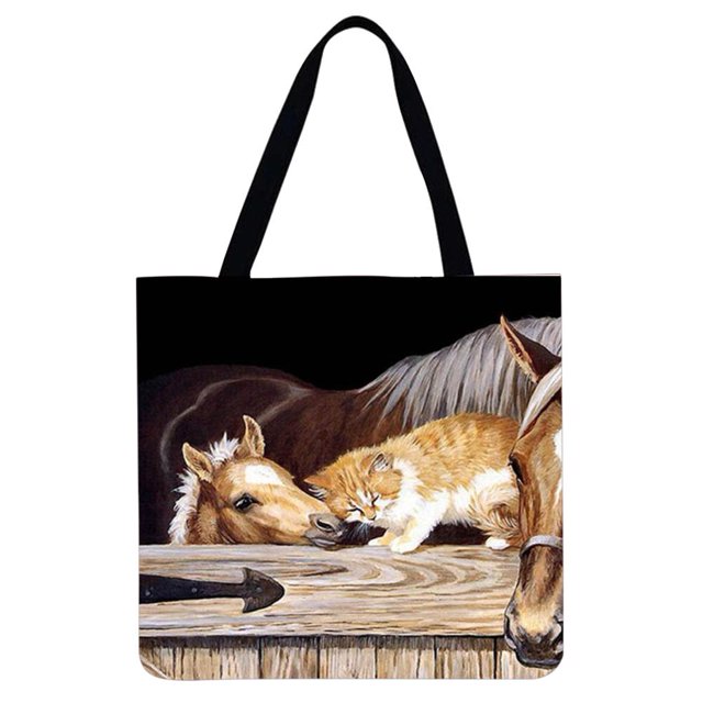 Bolsa de lino para caballos