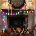 thumbnail image 4 of [Timer] 2 Pack Halloween Lights Total 23Ft 60 LED Pumpkin Bat Spider Ghost Halloween String Lights Battery Operated, 8 Modes Waterproof Indoor Outdoor Halloween Decorations Lights Home Window Décor, 4 of 8
