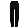 thumbnail image 6 of yievot Plus Size Cargo Sweatpants for Women with Pockets Drawstring High Waisted Joggers Casual Travel Sweat Pants, 6 of 7