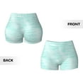 thumbnail image 5 of Naloa Blue Bright Biker Shorts for Women Seamless Scrunch Short Women’s Yoga Shorts for Gym Running Sport Shorts - X-Large, 5 of 9