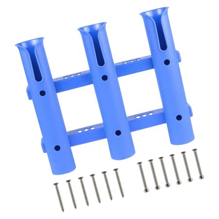 Three Tube Rod Rack for Garage Use and Tackle Room Storage Daily
