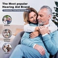 thumbnail image 4 of A Pair Rechargeable Digital Hearing Aids for Seniors Blue, 4 of 5