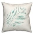 thumbnail image 2 of Creative Products Watercolor Fern Teal 18x18 Spun Poly Pillow, 2 of 3