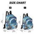 thumbnail image 2 of FORMRS Mini Backpack Purse for Women Quilted Travel Daypack Casual Shoulder Bag, Floral Moon, 2 of 7