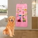 thumbnail image 1 of Pet Toy Storage Wall Display Bag | Hanging Organizer for Cat and Dog Supplies | Leather Material | Foldable | Easy to Clean | Black Brown | 84x40cm | Efficient Space Saving, 1 of 6