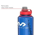 thumbnail image 6 of (2 pack) McDavid Sport Gamer 34oz / 1L Water Bottle, Blue/White, 6 of 9
