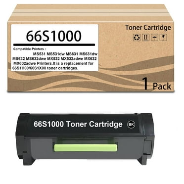 66S1000 Toner Cartridge Compatible for MS531 MS531dw MS631 MS631dw MS632 MS632dwe MX532 MX532adwe MX632 MX632adwe Printers (1 Black)