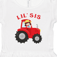 thumbnail image 4 of Inktastic Farmer Tractor Little Sis Girls Toddler Dress, 4 of 5