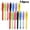 B, variant on 7 Pack UV Secret Ink Pens, Color Marker Set with Built In Light for Notes Cards Party Games and Desk Fun