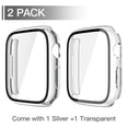 thumbnail image 2 of Funda Misxi de cristal templado compatible con Apple Watch S10 de 42 mm, 2 of 9