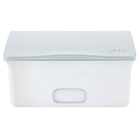Ubbi Pet Wipes Dispenser  Grooming Wet Wipes Contianer for Dogs and Cats  Moisture Locking Wipes Dispenser  White