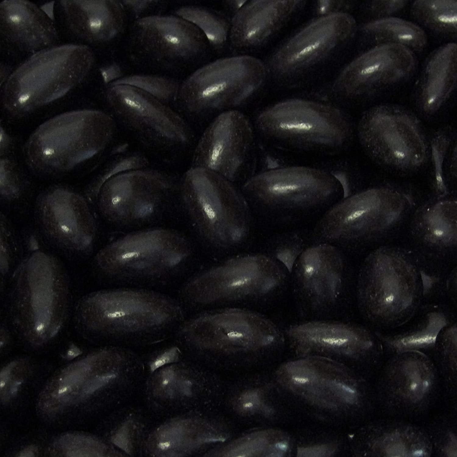 Black Jordan Almonds by Its Delish, 3.5 lbs Jumbo Container  Candied Almond Nut with Sweet Hard Candy Coating - Bulk Wedding Favors, Bridal and Baby Showers, Party Buffets - USA Made, Vegan & Kosher