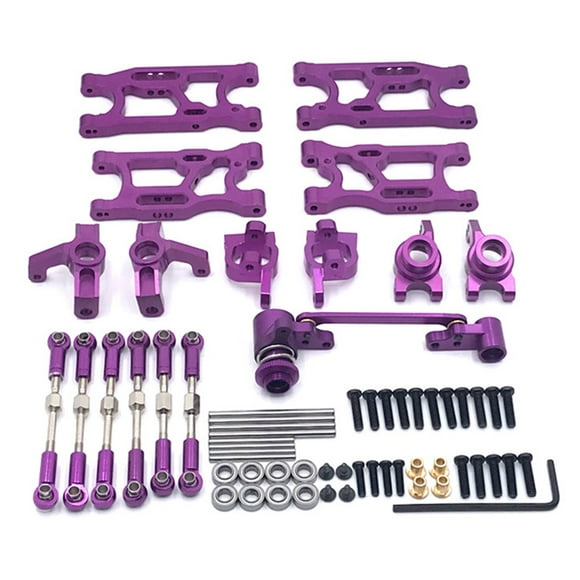 Kit de taza de dirección de mantenimiento de actualización de brazo oscilante de coche de control remoto Vogacara color Violeta