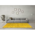 thumbnail image 3 of Ahgly Company Indoor Rectangle Oriental Yellow Modern Area Rugs, 5' x 8', 3 of 4