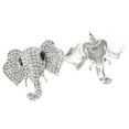 thumbnail image 2 of Crystal Elephant Post Earrings, 2 of 2