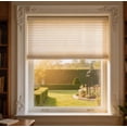 thumbnail image 6 of Polyester Window Curtain Pleated Shades Light Filtering Blinds Easy Install Drill Tools Required for Living Room Bedroom, 59x23 in, Gray, 6 of 8