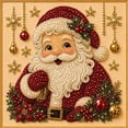 thumbnail image 6 of Christmas Decor Santa Pearl Art Kit for Adults | Diamond Painting Kit With Frame, DIY Home Decor Wall Art, Beginner DIY Seasonal Party Gift, 6 of 8