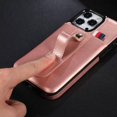thumbnail image 2 of KAIYANG Carcasa para teléfono iPhone 14 Pro de 6,1 pulgadas con ranura para tarjeta, soporte, correa de agarre para la mano, diseño recortado, 2 of 5