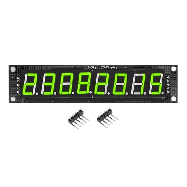 Tubo De 8 Dígitos, Módulo De Pantalla De Segmento LED Curcuit De Placa Transparente 74HC595 Control Individual Del Controlador Para Bricolaje ANGGREK Otros