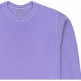 thumbnail image 3 of Milltex 403 Pigmented Dyed Crewneck Pullover Sweatshirt Soft Handfeel 3 End Fleece 80% Cotton 20% Poly 9.5 Oz 340 GSM, 3 of 4