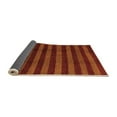 thumbnail image 2 of Ahgly Company Indoor Rectangle Abstract Orange Modern Area Rugs, 7' x 10', 2 of 4