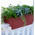 thumbnail image 5 of The HC Companies Deck Rail Box Planter - Lightweight Plastic - 24", Beige, 5 of 5