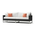 thumbnail image 3 of RST Brands Milo Espresso 8 Piece Outdoor Motion Seating Set - Cast Coral, 3 of 7