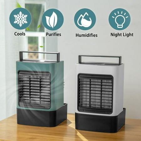 

MyBeauty Portable Mini USB Silent Air Conditioner Humidifier Desktop Anion Cooling Fan