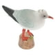 thumbnail image 4 of Estatua de gaviota náutica en miniatura, figura de gaviota para el hogar, coche, pastel, casa en miniatura, 4 of 8
