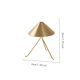 thumbnail image 2 of Lámpara de mesa sencilla, lámpara de noche, luz de noche de metal, lámpara de ambiente, forma de hongo triangular, 2 of 6