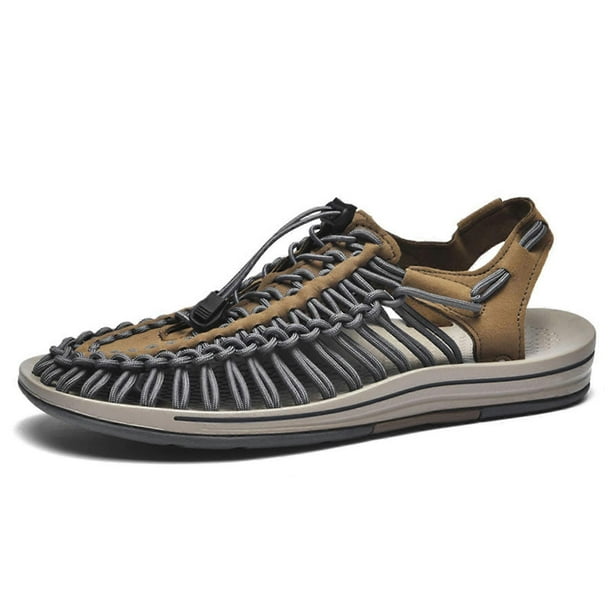 Men's Closed Toe Water Sandal Waterproof Sport Fisherman Sandals Water Shoes Summer Outdoor Sandals