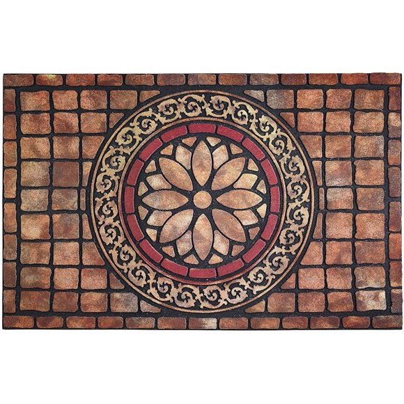 Felpudo rectangular para puerta de entrada, tamaño grande, 45 x 75 cm, marca Chichic