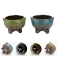 thumbnail image 4 of ITSELFER 2pcs Simple Style Ceramic Flowerpot Container Flower Plant Container, 4 of 6