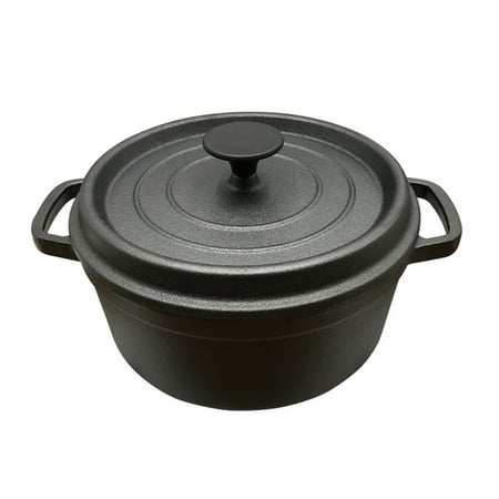 

NUOLUX Creative Cookware Home Soup Pot Useful Kitchen Pot Stew Soup Pot (Black)